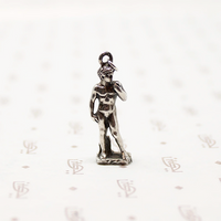 Michelangelo's David Vintage Charm in Silver