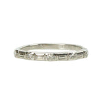 1940's Diamond and Platinum Band