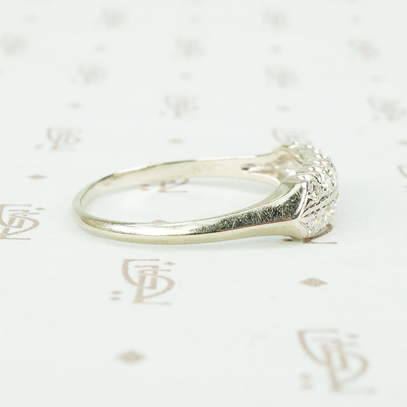Double Row Diamond Band Circa 1940