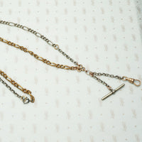 Double Two Tone Figaro Fob Chain by AI