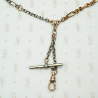 Double Two Tone Figaro Fob Chain by AI