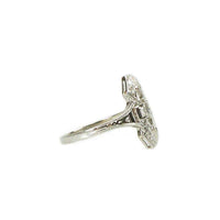 Vintage White Gold Art Deco Diamond Ring