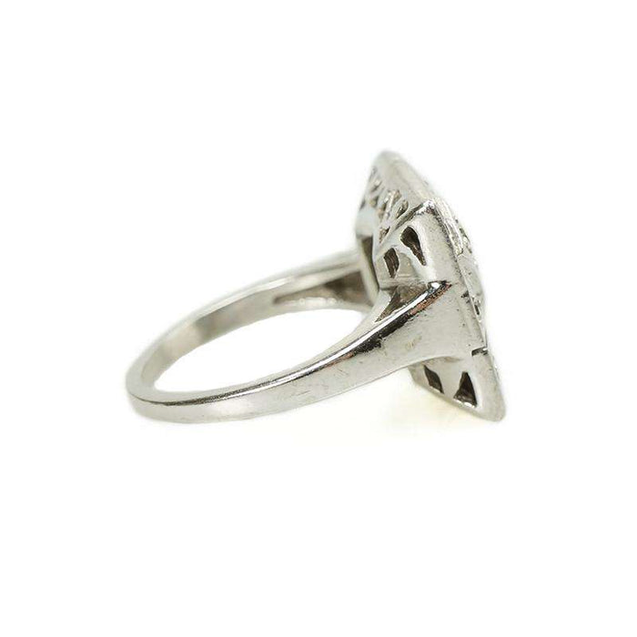 Art Deco Ring with OEC Diamonds