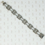 art deco sterling silver marcasite bracelet