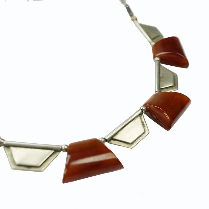Stunning European Art Deco Galalaith Necklace