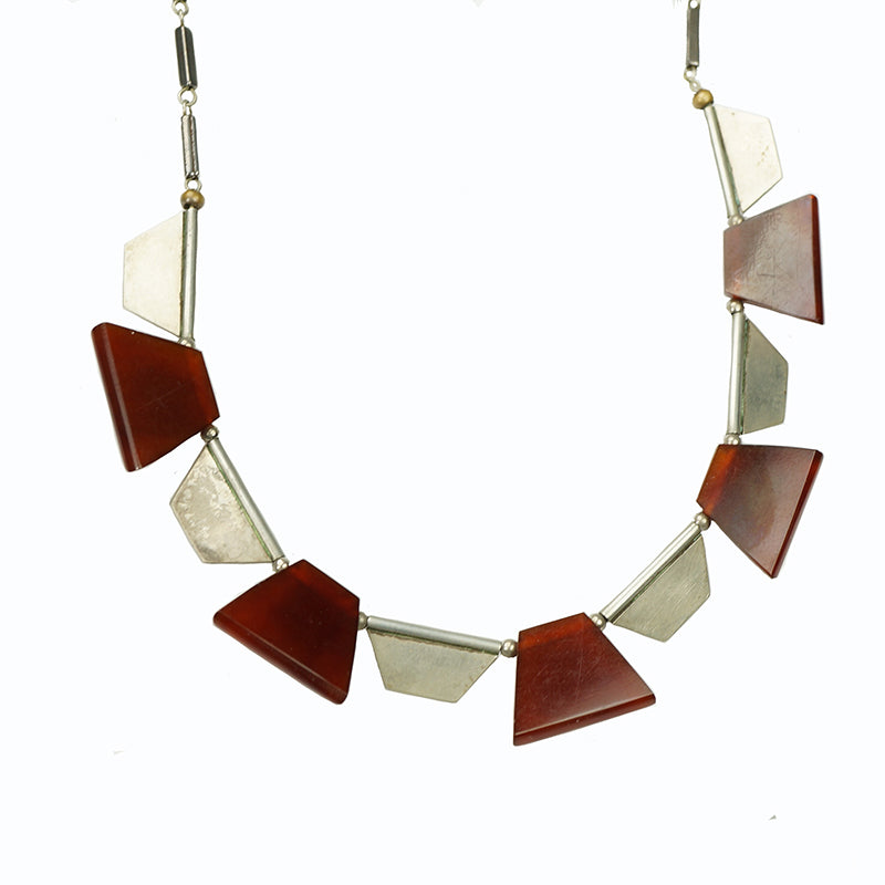 Stunning European Art Deco Galalaith Necklace