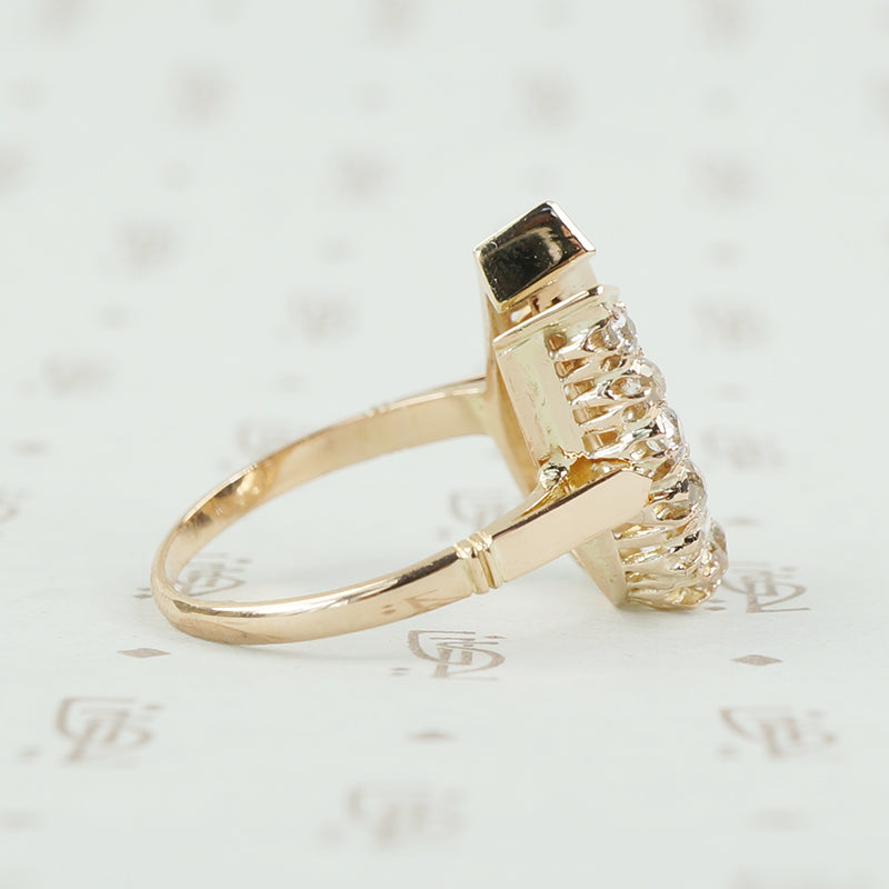 omc diamond horseshoering side view