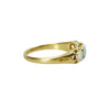 Shimmering Opals and Mine cut Diamonds in 18k Yellow Gold - Gem Set Love