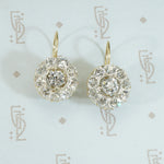 Chunky OMC Diamond Drop Earrings in Fitted Box