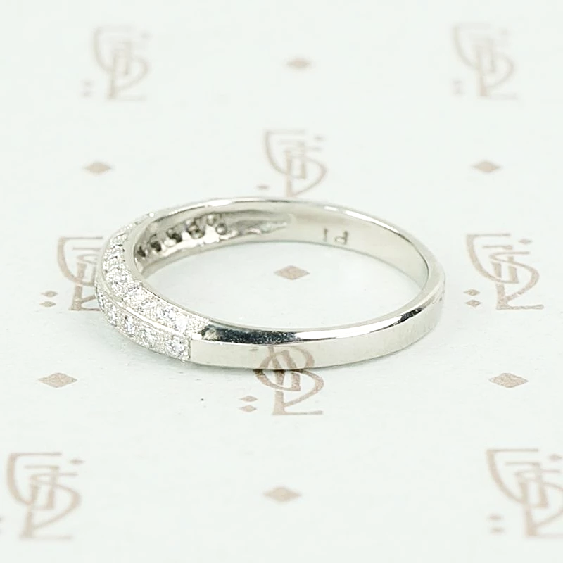 Deco Diamond Wedding Band by 720