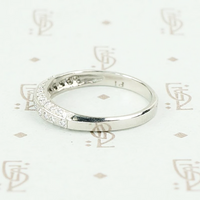 Deco Diamond Wedding Band by 720