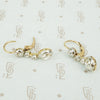 Antique Old Euro Diamond Drop Earrings