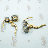 The Best Antique French OMC Diamond Drop Earrings