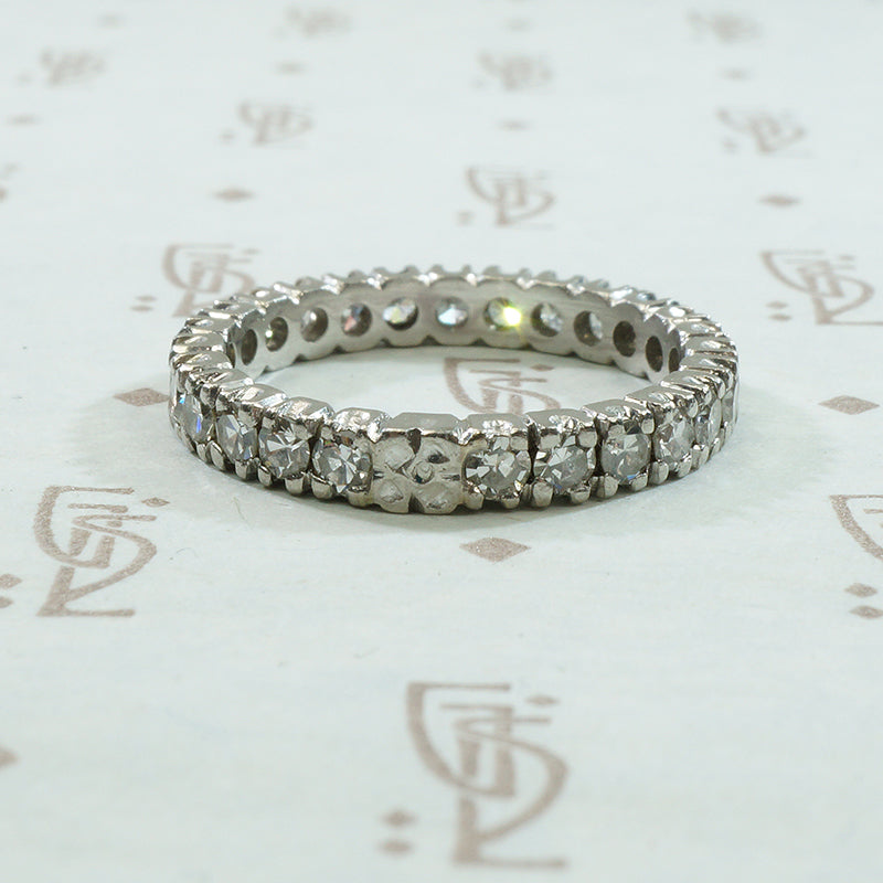 Circle of Love Deco Diamond Eternity Band