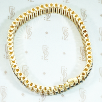 Timeless Gold Bracelet with Sapphires and Diamonds