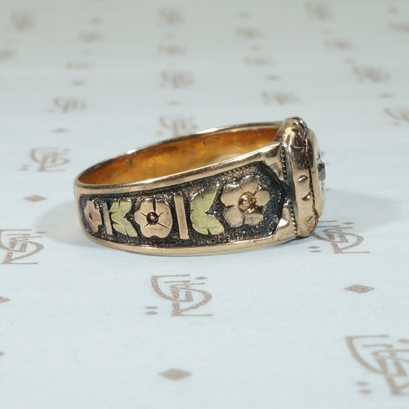 Flowers and Star OMC Diamond Ring