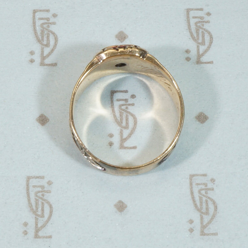 Flowers and Star OMC Diamond Ring
