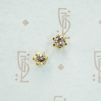 .52tcw vintage diamonds set in 14k yellow recycled gold 6 prong studs