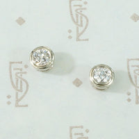 Vintage Diamond Stud Earrings