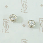 Vintage Diamond Stud Earrings