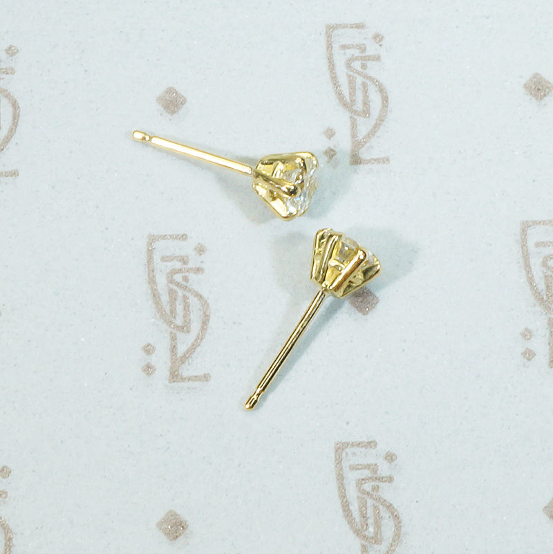 The Perfect Vintage Diamond Studs