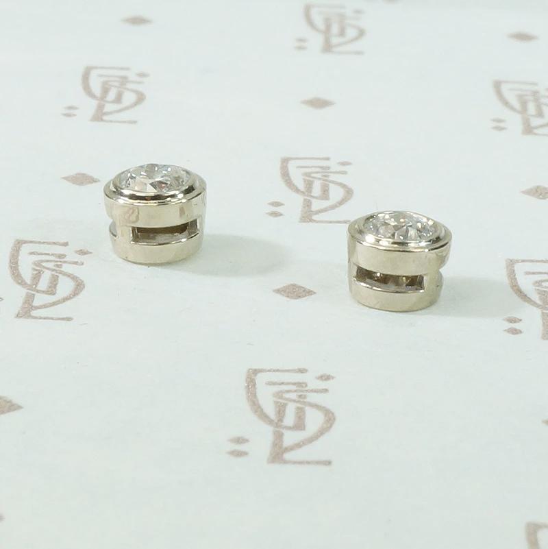 Vintage Diamond Stud Earrings