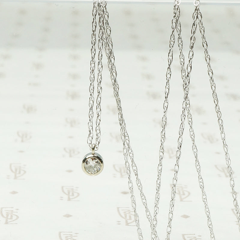 Simply Pretty OEC Diamond Solitaire Pendant