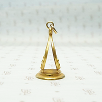 Enchanting 18k Gold Dolphin Fob