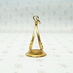 Enchanting 18k Gold Dolphin Fob