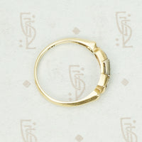 Detailed Vintage Diamond Band