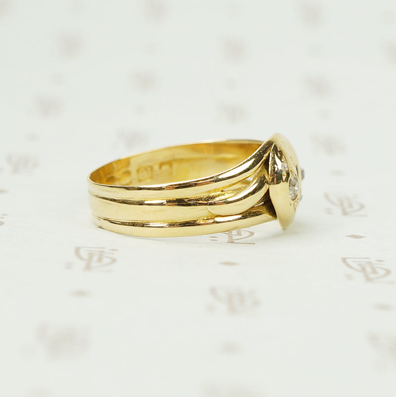 Spooning Snakes A Victorian Love Token Ring