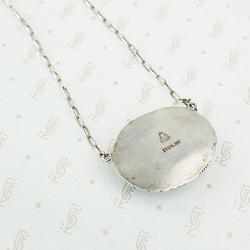 Vintage Silver Dragon Necklace