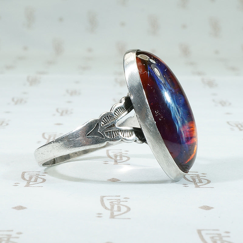 Vintage Dragons Breath and Sterling Ring