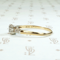 Classic 1940s Two-Tone Diamond Engagement Ring