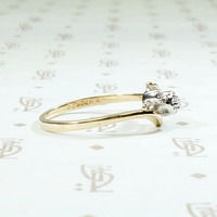 Assymetrical Diamond Blossom Ring