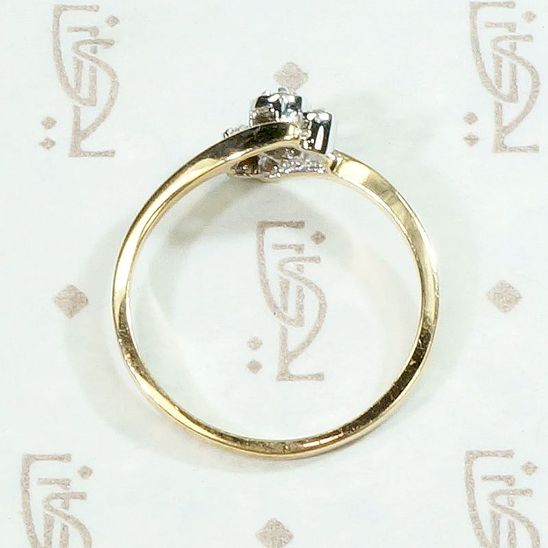 Assymetrical Diamond Blossom Ring