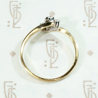 Assymetrical Diamond Blossom Ring
