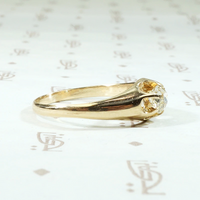 Fabulously Funky Old Mine Diamond in Belcher Engagement Ring