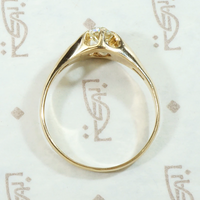 Fabulously Funky Old Mine Diamond in Belcher Engagement Ring