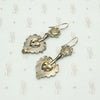 Hearts & Flowers Dark Sparkle Earrings