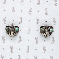 Mexican Sterling Silver & Turquoise Earrings