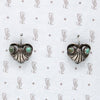 Mexican Sterling Silver & Turquoise Earrings