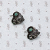 Mexican Sterling Silver & Turquoise Earrings