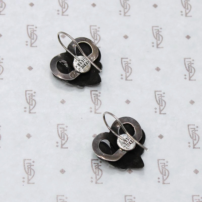 Mexican Sterling Silver & Turquoise Earrings