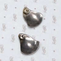 Vintage Sleek & Sophisticated Silver Earrings