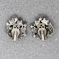 Pretty Pastel Bouquet Costume Earrings