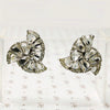 Sparkling Spiral Clip On Earrings by Eisenberg
