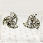 Sparkling Spiral Clip On Earrings by Eisenberg