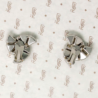 Sparkling Spiral Clip On Earrings by Eisenberg