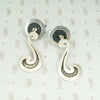 Mexican Modernist Earrings with a Saucy Swing